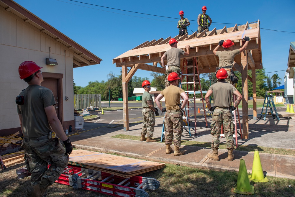 Red Horse Squadron Works on Construction Projects at Pacific Missile Range Facility