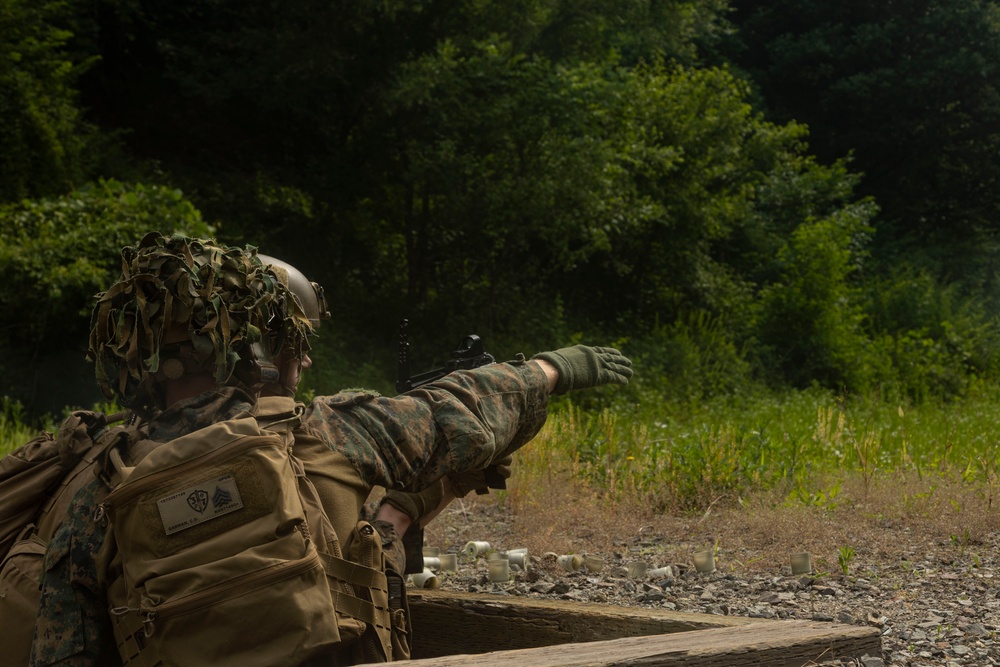 U.S. Marines hold a 40mm grenade launcher range during Korea Viper 24.2