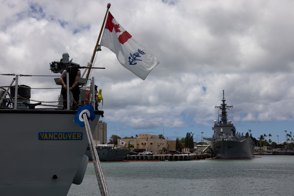 HMCS Vancouver Arrives at Pearl Harbor for RIMPAC 2024