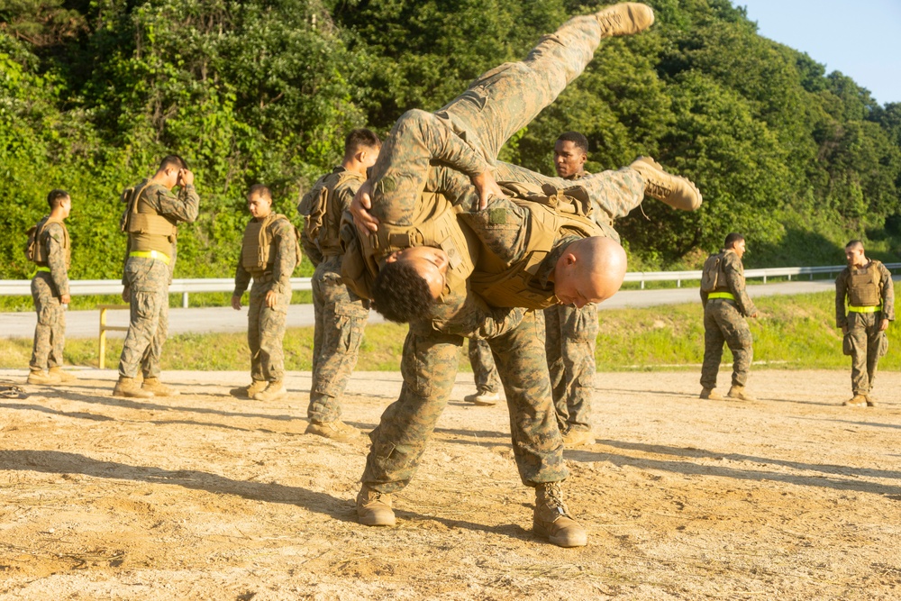 4th Marines execute Marine Corps Martial Arts training during Korea Viper 24.2