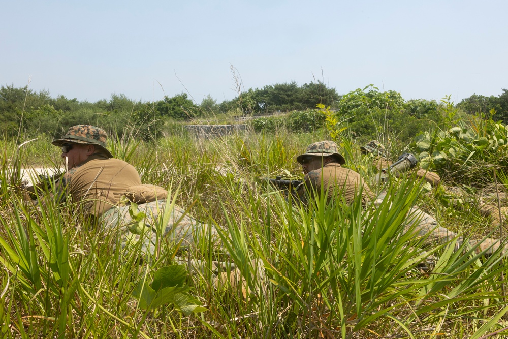 U.S. Marines execute squad maneuvers during Korea Viper 24.2