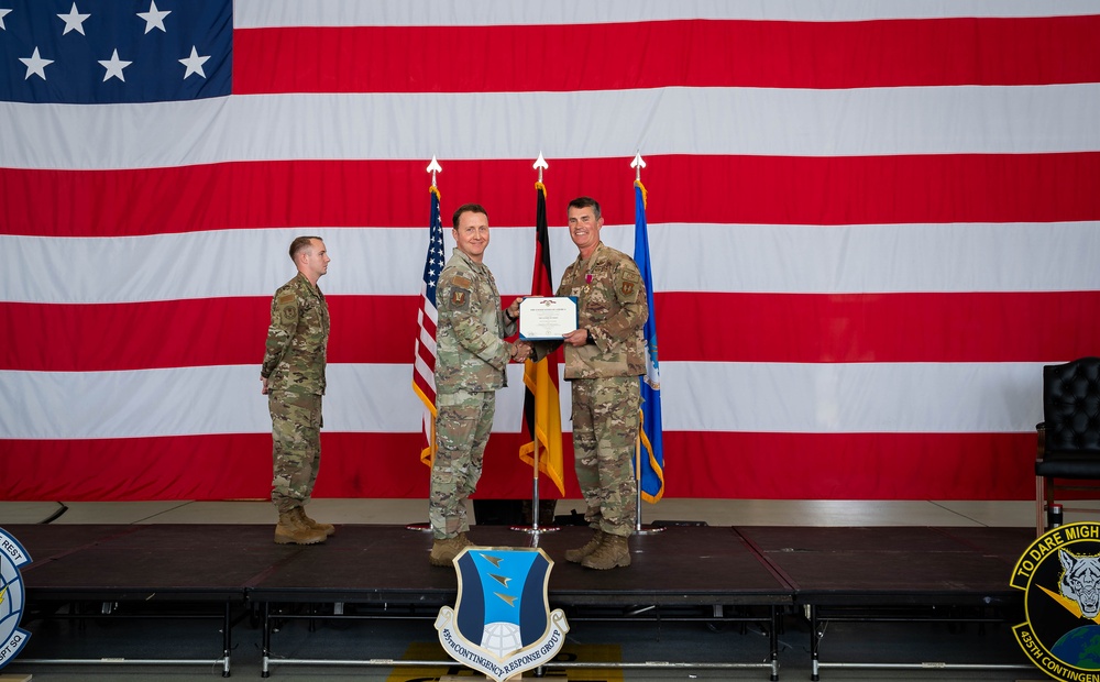 435th CRG Airmen welcome new commander