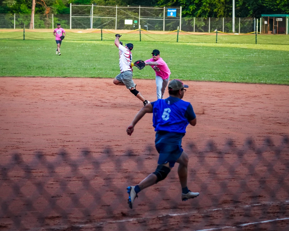 52nd Air Defense Artillery Brigade &quot;Powerhouse&quot; Baseball Team Plays Ball!