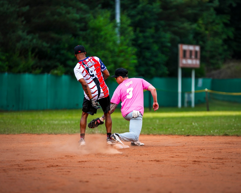 52nd Air Defense Artillery Brigade &quot;Powerhouse&quot; Baseball Team Plays Ball!