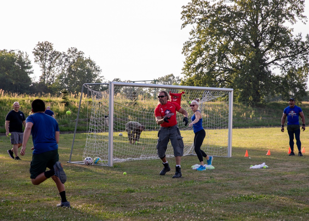 American Gladiators Visits 1st Cavalry Division Troopers