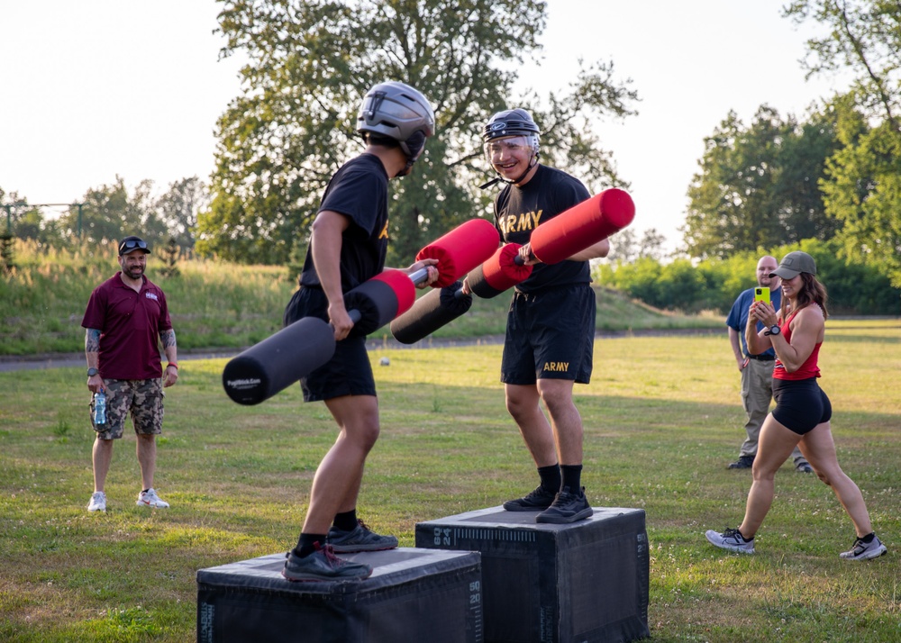 American Gladiators Visits 1st Cavalry Division Troopers