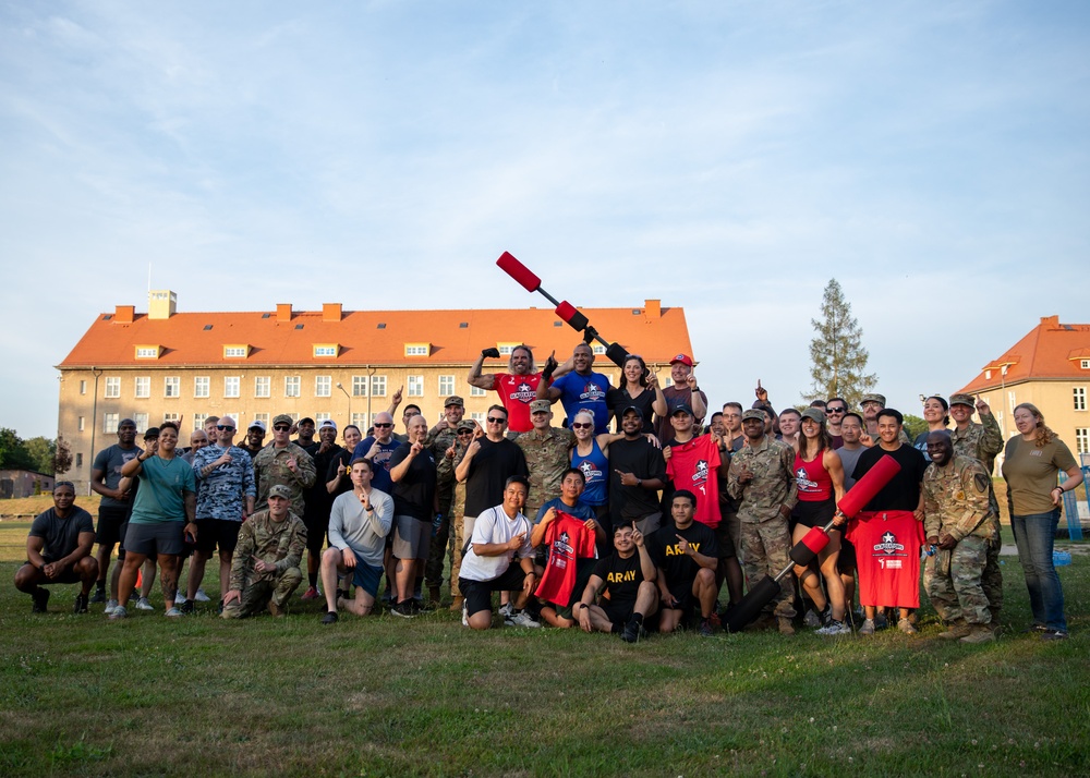 American Gladiators Visits 1st Cavalry Division Troopers