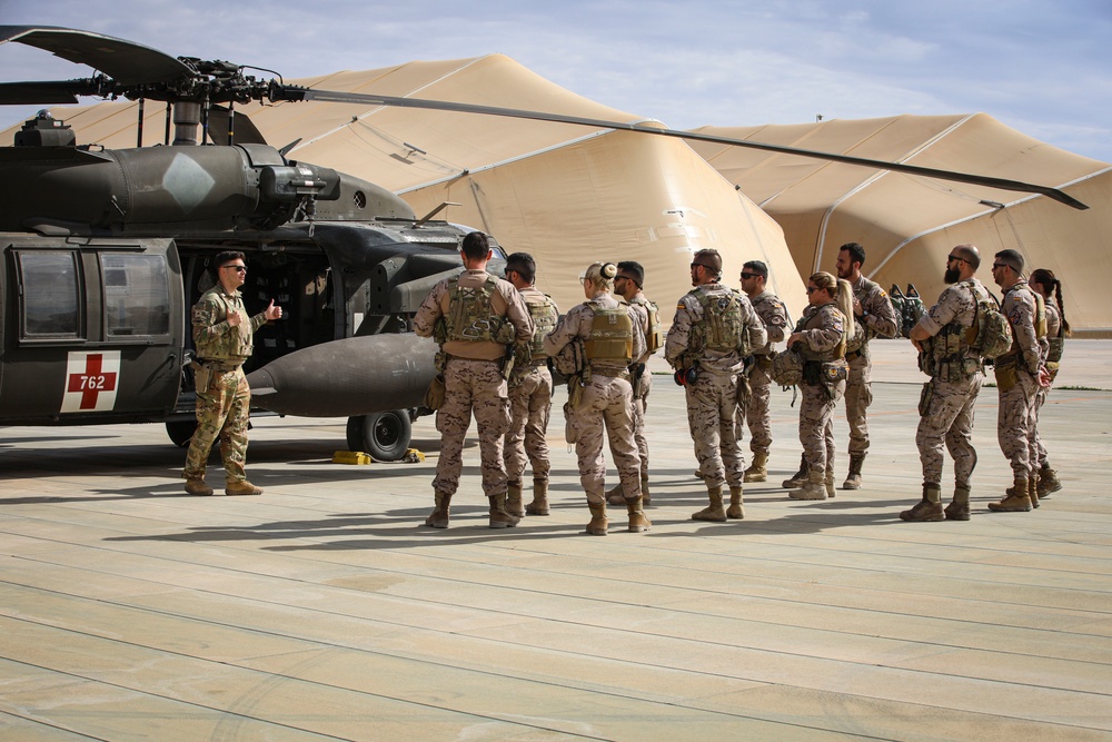 MEDEVAC Training with Spanish