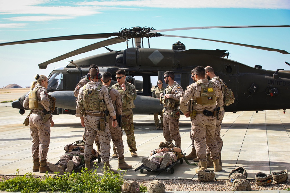 MEDEVAC Training with Spanish