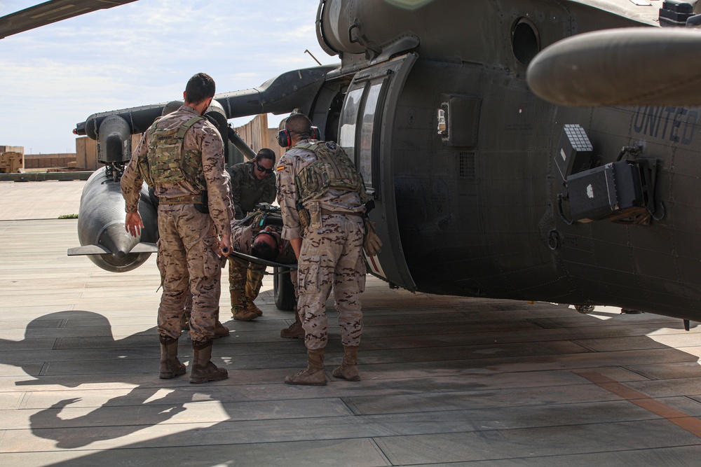 MEDEVAC Training with Spanish