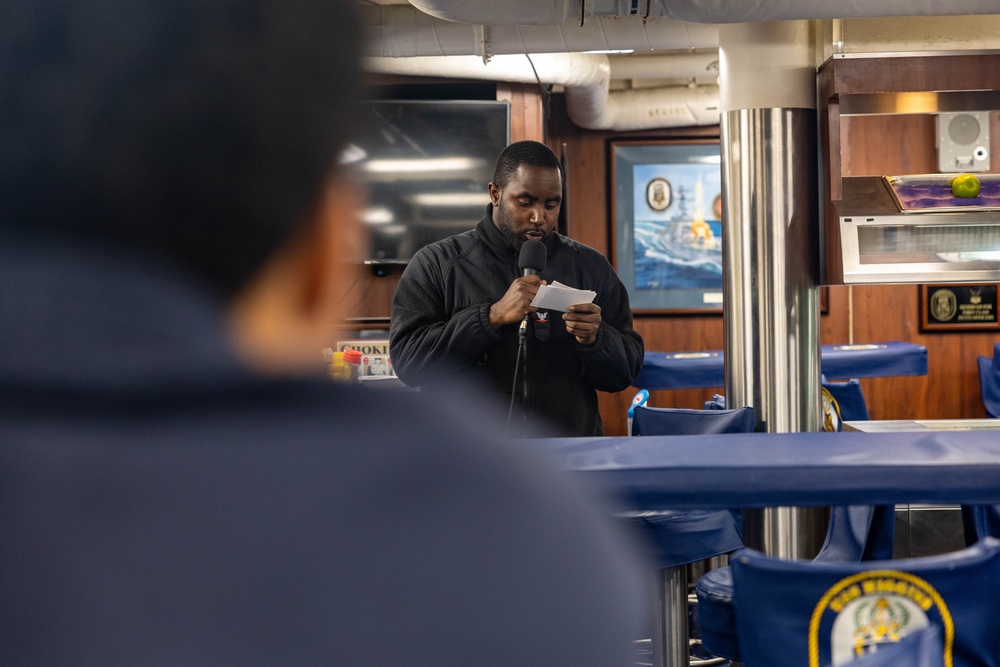 USS Higgins (DDG 76) Juneteenth Event