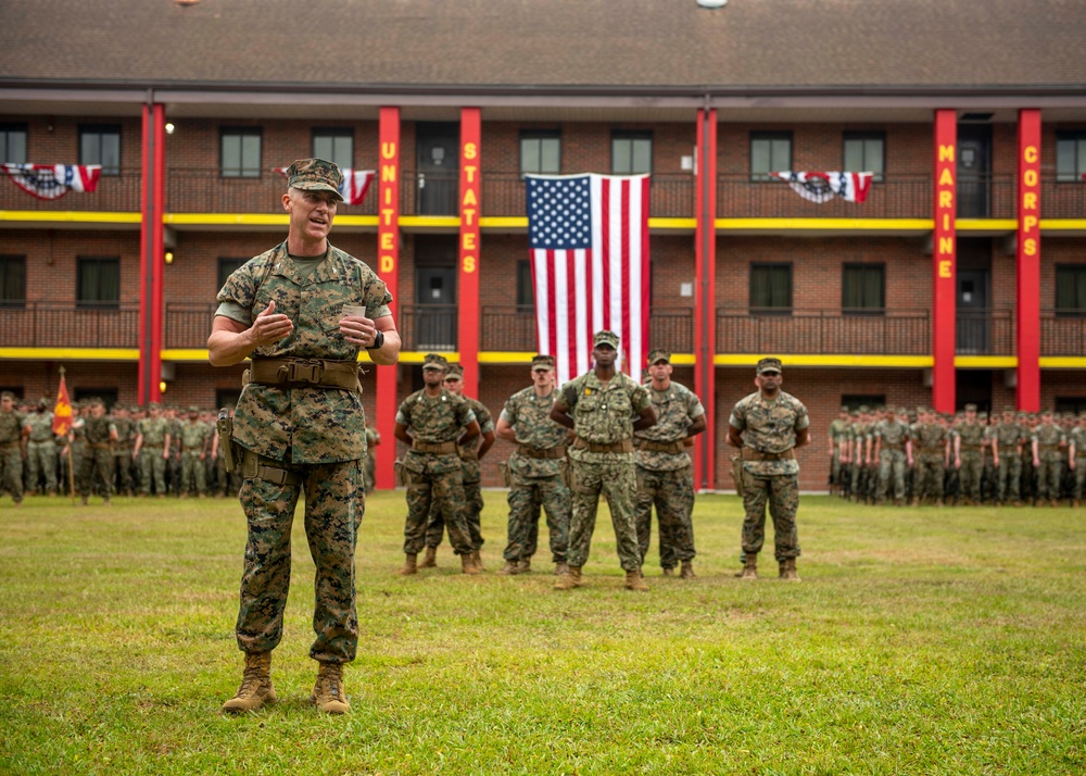 Marine Corps Security Force Battalion Kings Bay Change of Command Ceremony