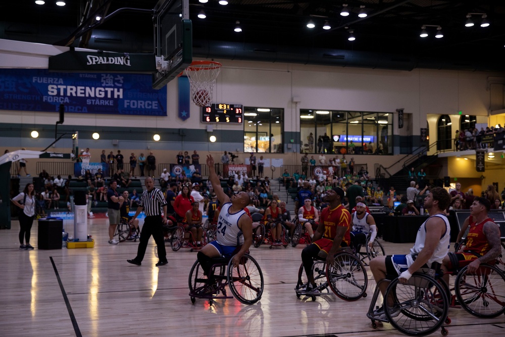 Team Air Force vs Team Marine Corps Wheelchair Basketball
