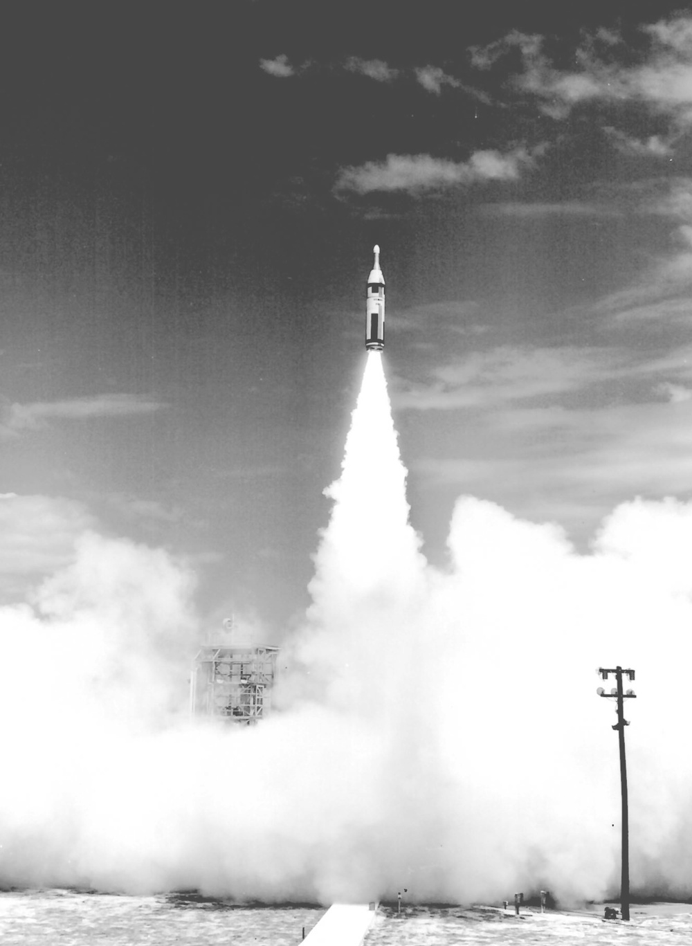 Polaris A-1 X-1 pad launch