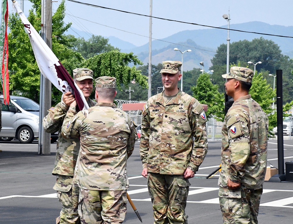 Passing the colors