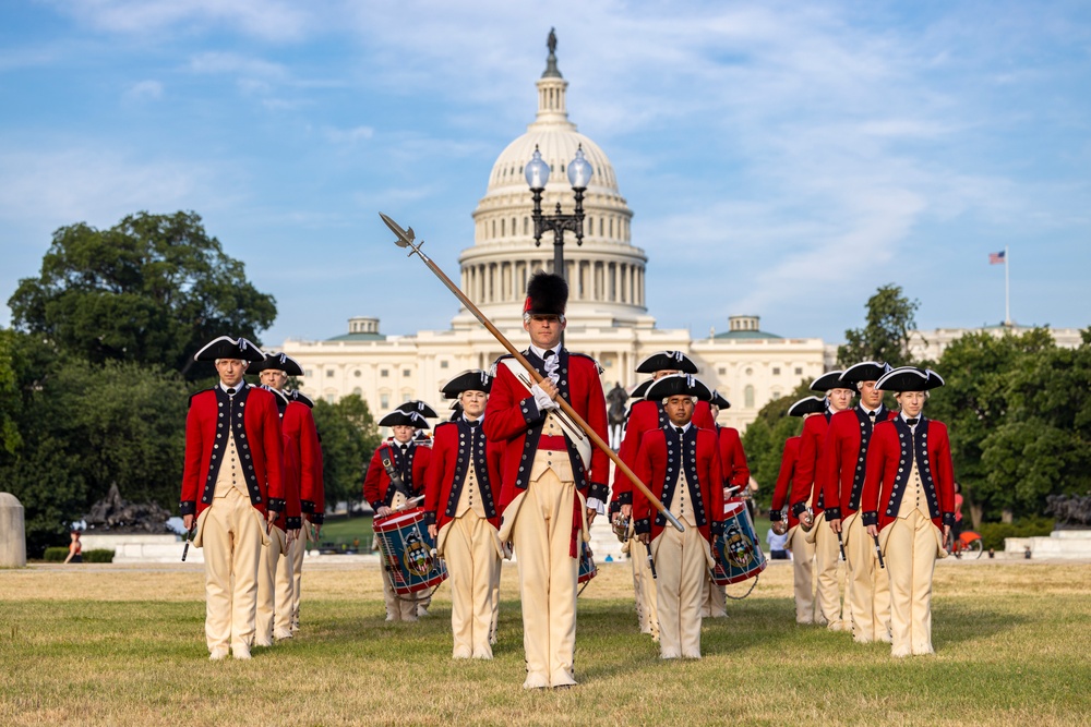 The 3d U.S. Infantry Fife and Drum Corps and U.S. Army Drill Team, Summer Concert Series