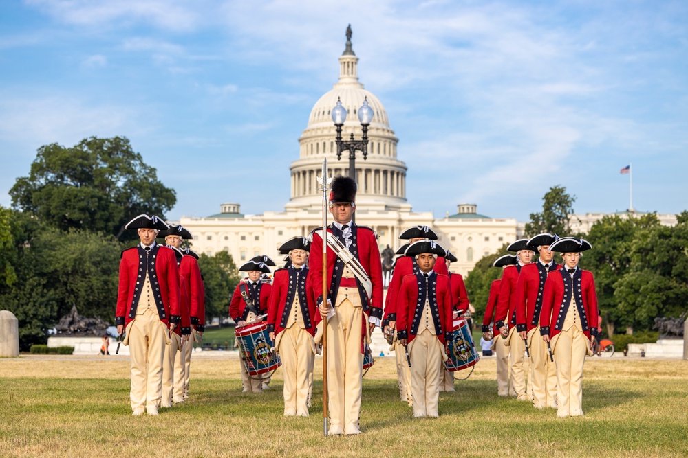 The 3d U.S. Infantry Fife and Drum Corps and U.S. Army Drill Team, Summer Concert Series