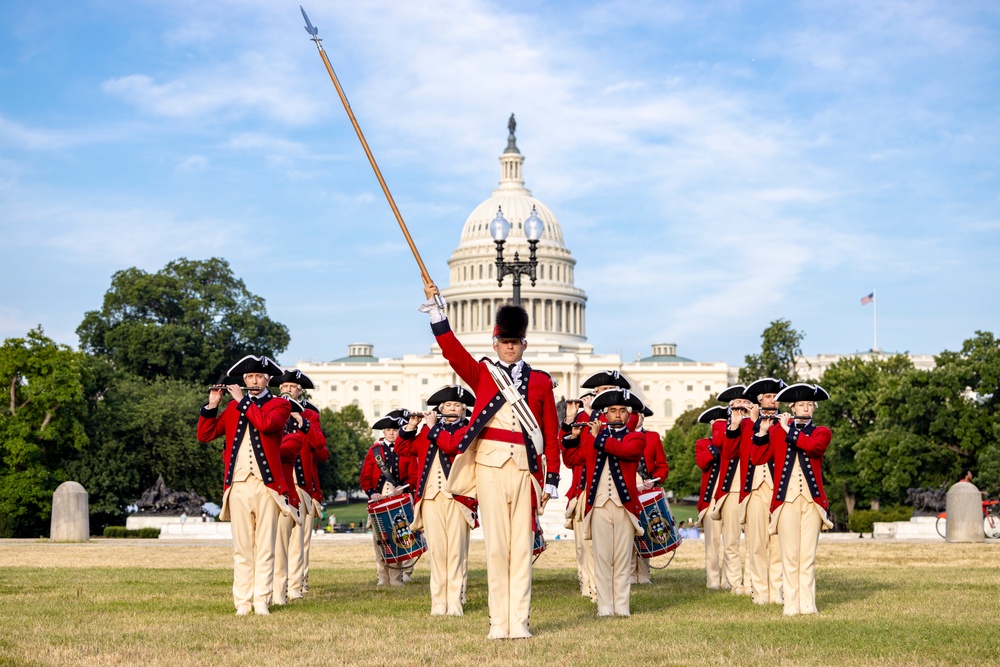 The 3d U.S. Infantry Fife and Drum Corps and U.S. Army Drill Team, Summer Concert Series