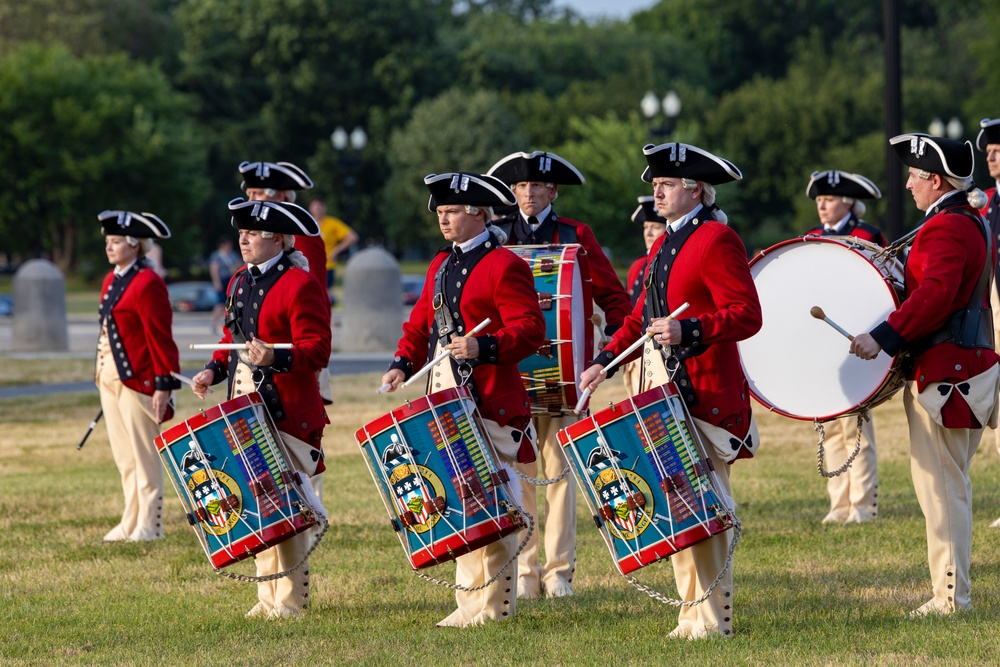 The 3d U.S. Infantry Fife and Drum Corps and U.S. Army Drill Team, Summer Concert Series