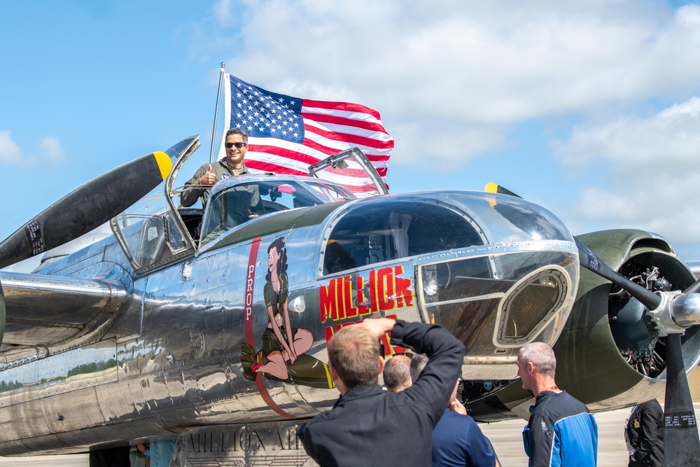 Douglas A-26C Invader “Million Airess” visits Pathfinders