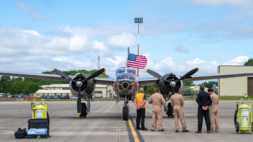 Douglas A-26C Invader “Million Airess” visits Pathfinders