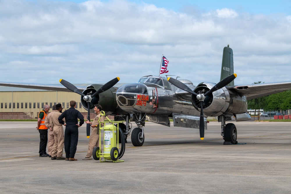 Douglas A-26C Invader “Million Airess” visits Pathfinders