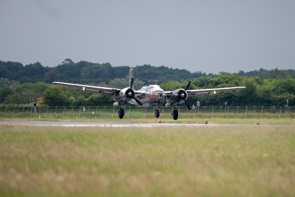 Douglas A-26C Invader “Million Airess” visits Pathfinders