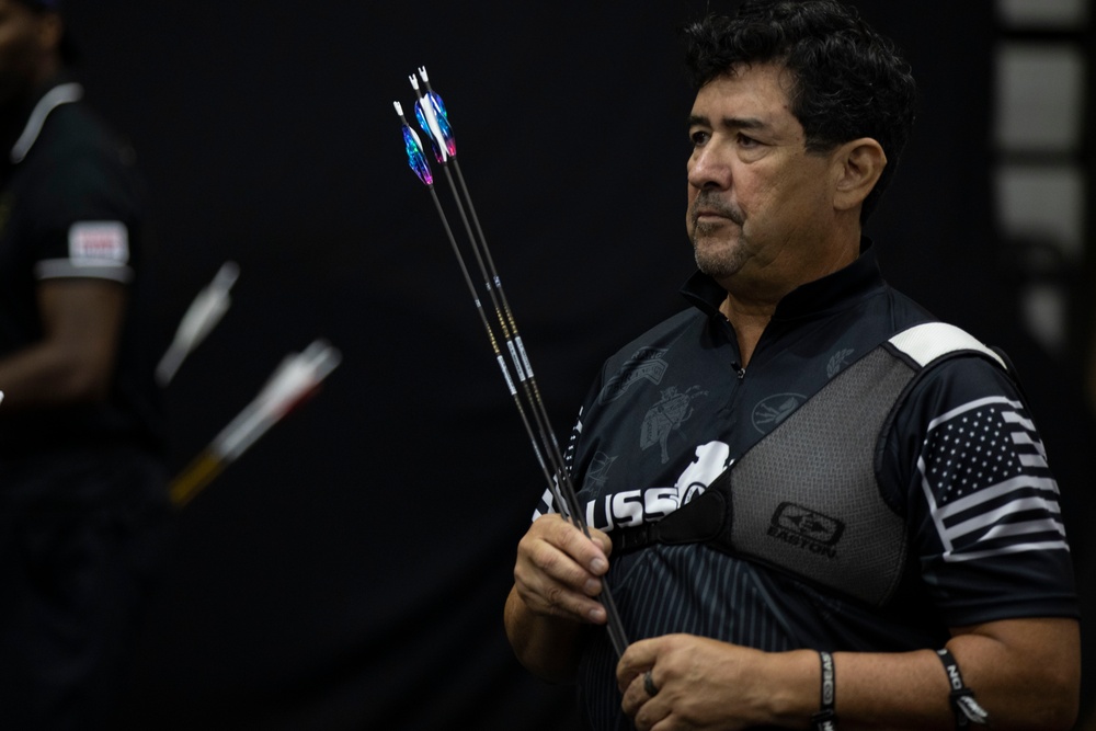The Finals for the Archery Competition during the DoD Warrior Games 2024