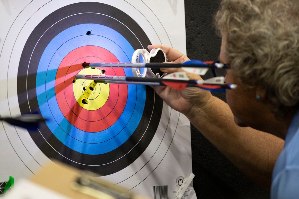 The Finals for the Archery Competition during the DoD Warrior Games 2024