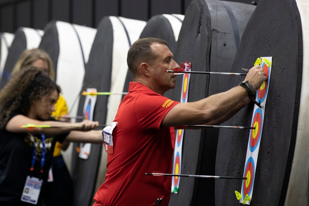 The Finals for the Archery Competition during the DoD Warrior Games 2024