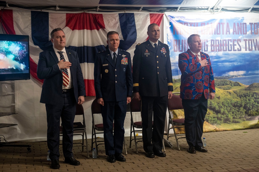 North Dakota National Guard Celebrates 10th Anniversary with Togo