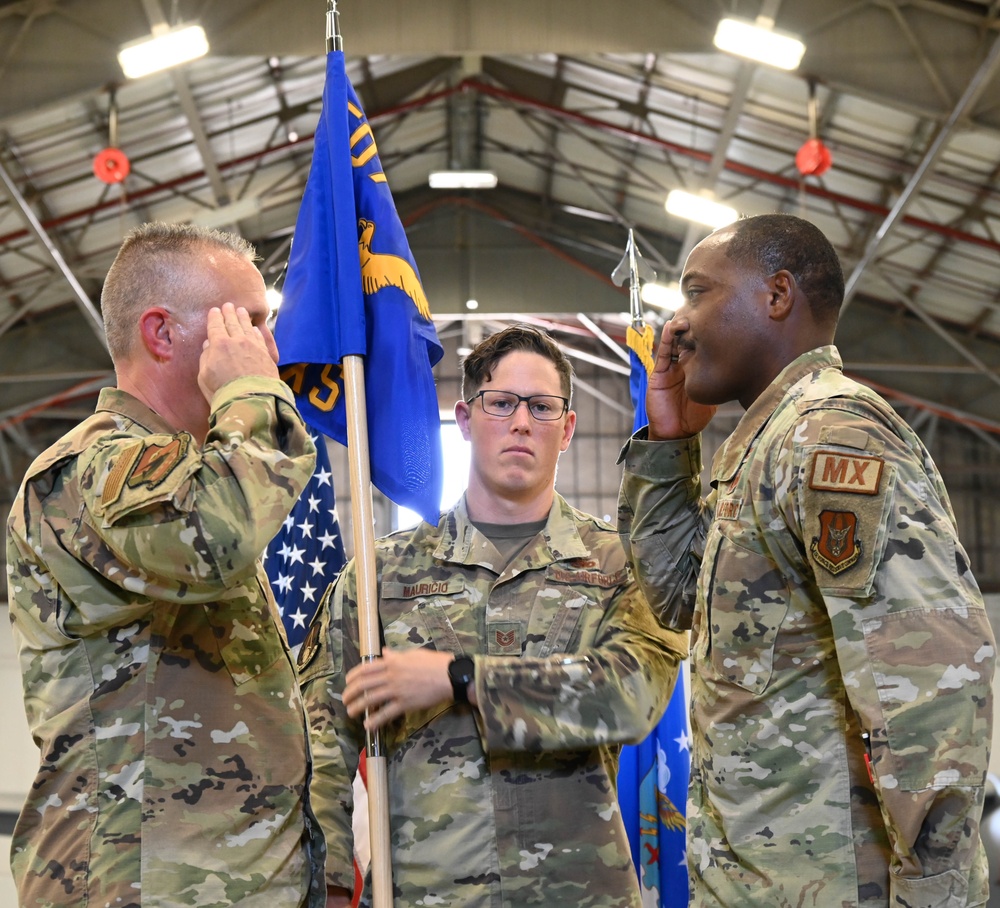 507th Maintenance Squadron Change of Command Ceremony