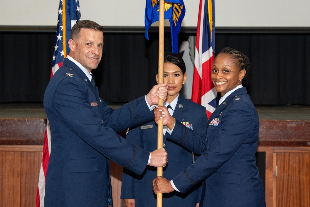 422nd Medical Squadron change of command