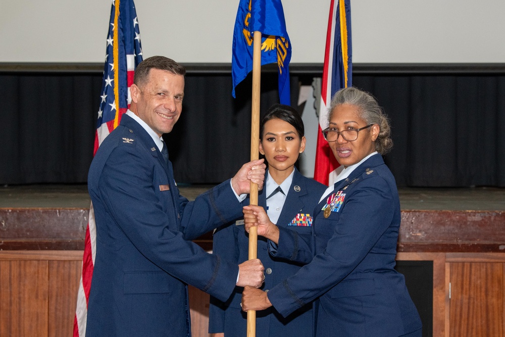 422nd Medical Squadron change of command