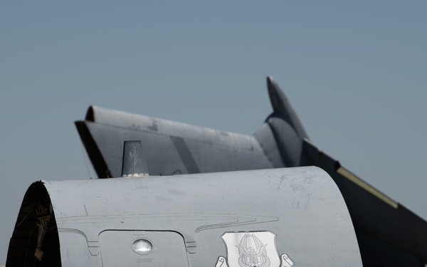 C-5A Galaxy is disassembled and reused for fuselage trainer