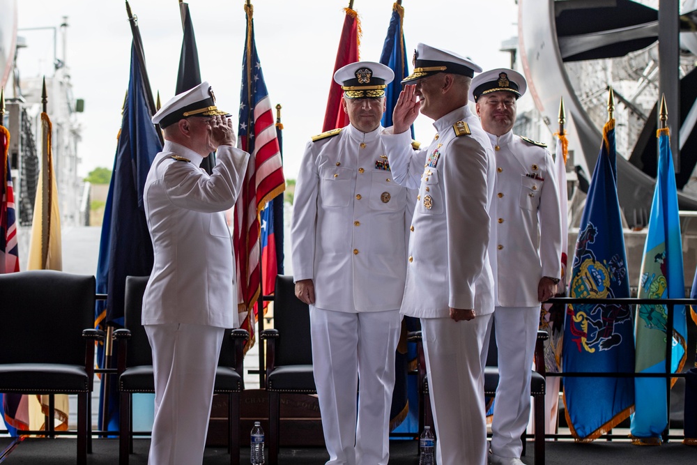 Expeditionary Strike Group TWO (ESG 2) Change of Command Ceremony