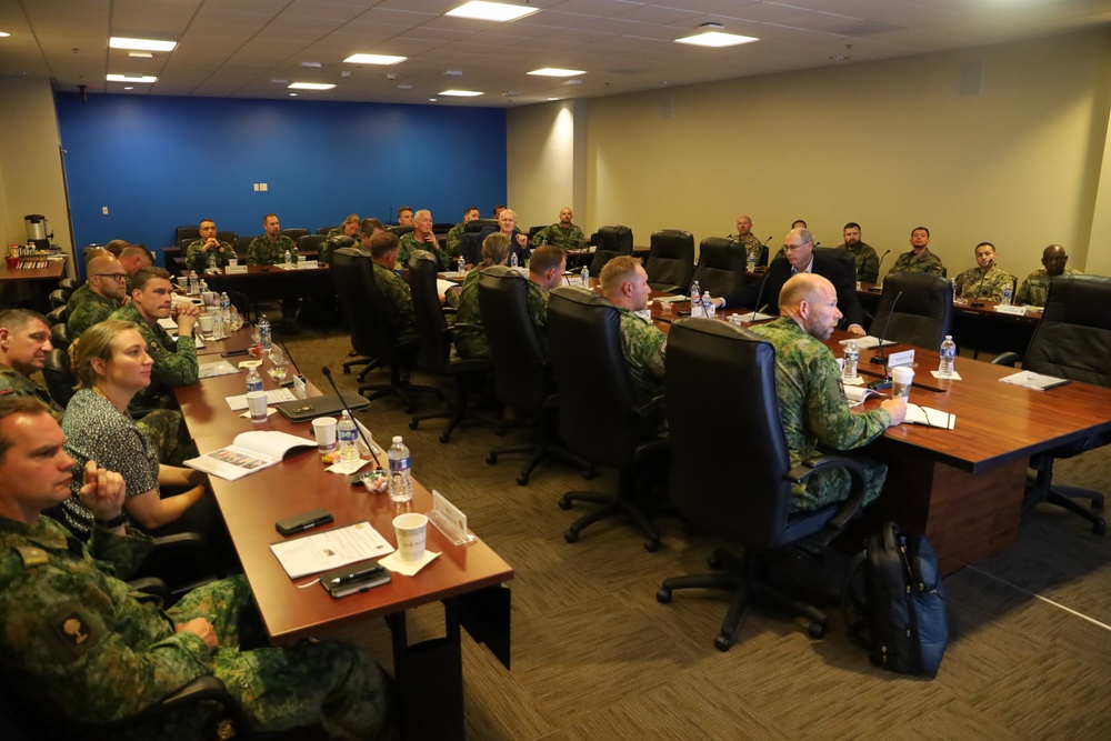 CASCOM Hosts Commander for Netherlands Education and Training Command