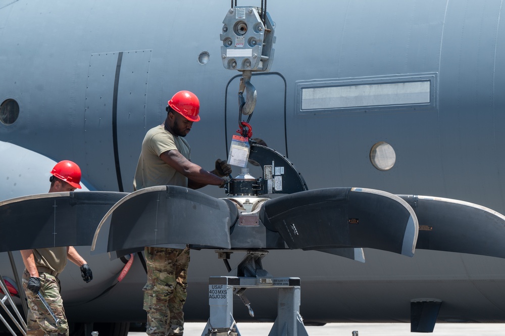 803rd AMXS prop install