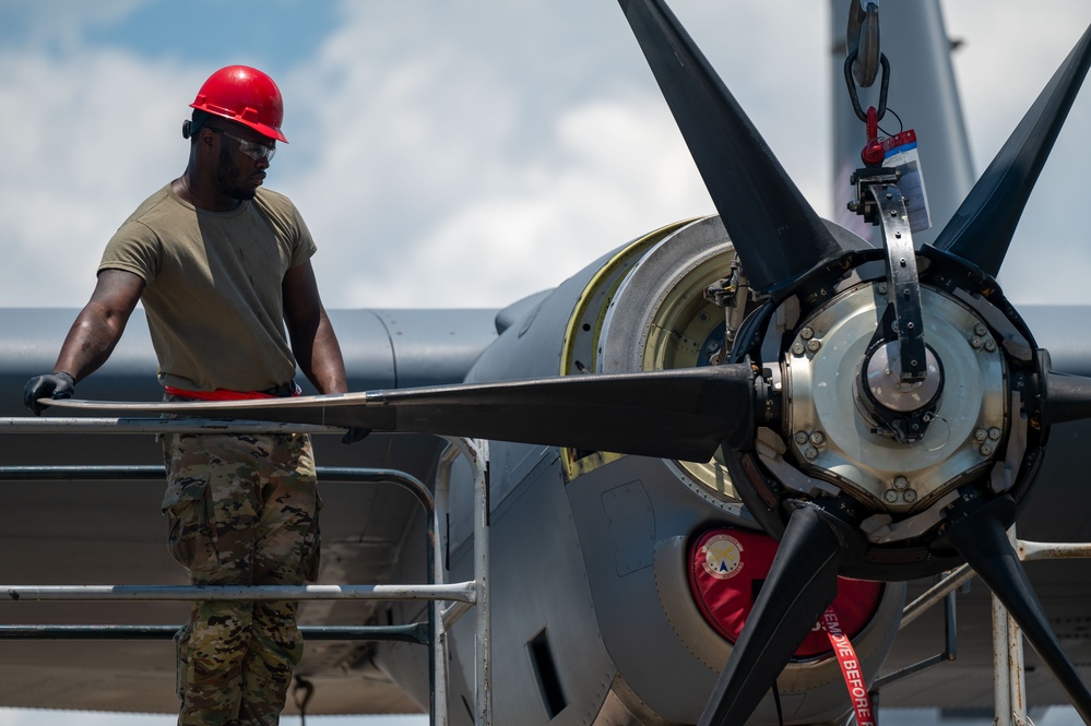 803rd AMXS prop install