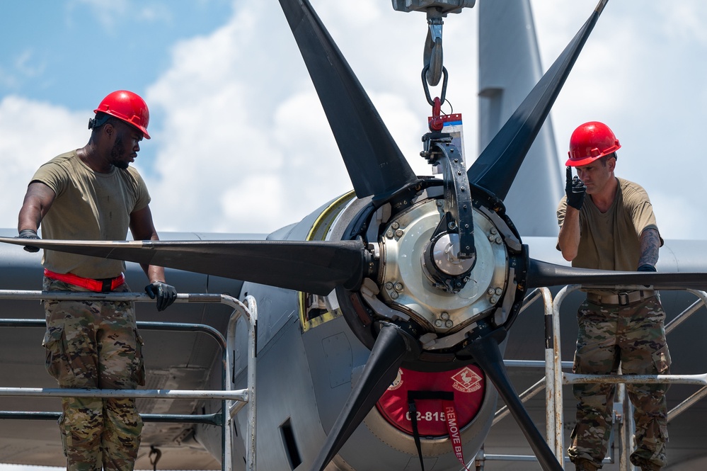 803rd AMXS prop install