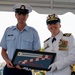 Coast Guard Cutter Willow conducts change of command ceremony