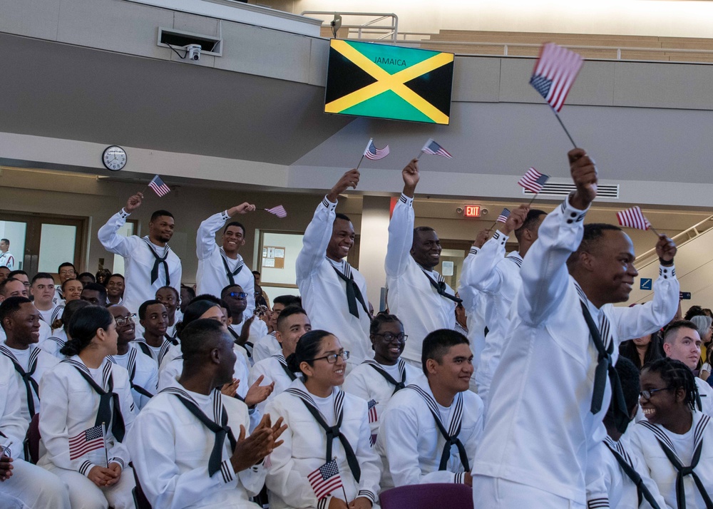 Boot camp naturalization ceremony