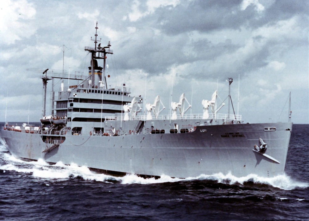 USNS Range Sentinel at sea