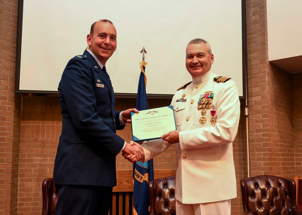 U.S. Navy Capt. Andrew Peterson III Retires