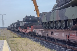 Powidz APS-2 Worksite Begins to Receive Armored Vehicles and Equipment