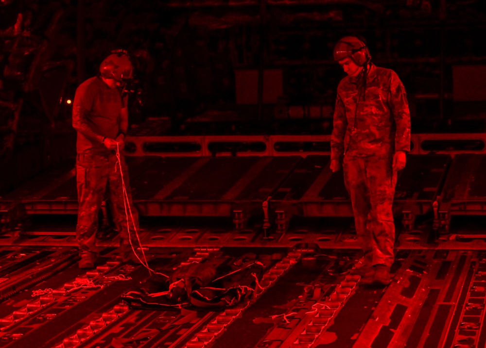 15th AS conduct nighttime training operations