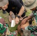 1st Recon Bn. Marines provide medical PME to Indonesian Korps Marinir