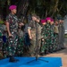 Members of Indonesian Korps Marinir, 1st Recon Bn. Marines hold closing ceremony for reconnaissance exchange