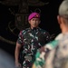 Members of Indonesian Korps Marinir, 1st Recon Bn. Marines hold closing ceremony for reconnaissance exchange