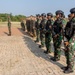 Members of Indonesian Korps Marinir, 1st Recon Bn. Marines hold closing ceremony for reconnaissance exchange